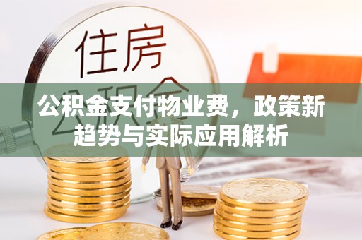 平原公积金支付物业费，政策新趋势与实际应用解析