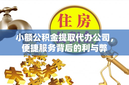 平原小额公积金提取代办公司，便捷服务背后的利与弊