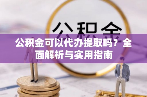 平原公积金可以代办提取吗？全面解析与实用指南