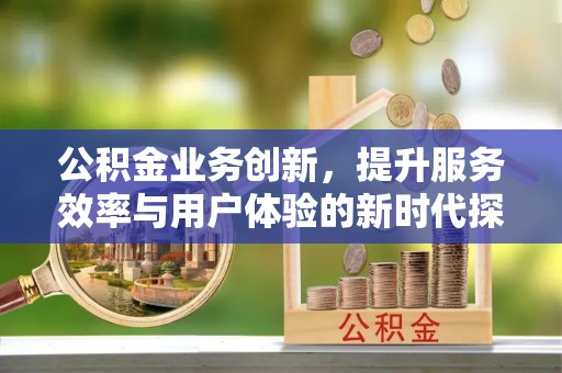 平原公积金业务创新，提升服务效率与用户体验的新时代探索